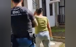 Conhecida como “Mãe Vanginha”, a idosa de 70 anos mandou matar a criança. (Foto: Reprodução/Polícia Civil).