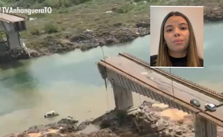 Laís Lucena testemunha milagre após sobreviver de queda de ponte no Maranhão. (Captura de tela/G1/TV Anhanguera)