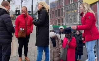Um grupo de 90 cristãos pregaram Jesus nas ruas de Amsterdã. (Foto: Reprodução/YouTube/Revive).