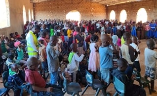 Crianças do Projeto Abel em Chimoio, Moçambique. (Foto: MME África)