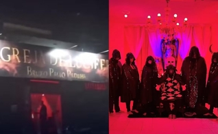 O templo satânico funciona há um ano em Fortaleza. (Foto: Reprodução/Instagram).