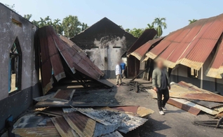 O local após o incêndio. (Foto: Portas Abertas)