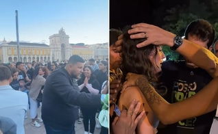  As ações evangelísticas. (Foto: Reprodução/Instagram/Aviva Lisbon Movement/Clebison Bandeira)