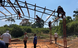 A construção da igreja na região. (Foto: Reprodução/AG News)