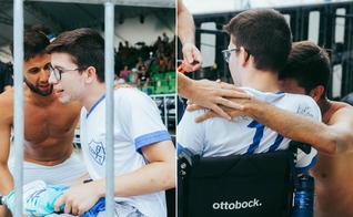 Allan de Oliveira orou pelo nadador Allan Hubner. (Foto: Instagram/Allan de Oliveira).