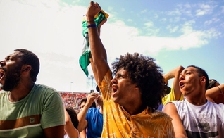 Jovens no The Send Brasil. (Foto: Reprodução/Instagram/The Send Brasil)