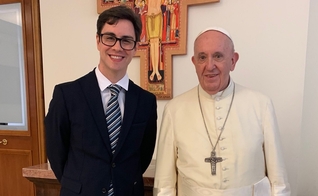 Em 2020, o missionário René Breuel participou de uma reunião com o papa Francisco e outros 10 pastores evangélicos. (Foto: Arquivo pessoal)