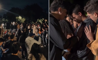 Dezenas de estudantes se reuniram para buscar a Deus na USP. (Foto: Reprodução/Instagram/Aviva Universitário).