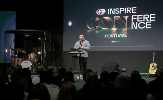 Ministração de abertura da Inspire Conference Portugal. (Foto: Marcos Paulo Correa/Guiame)