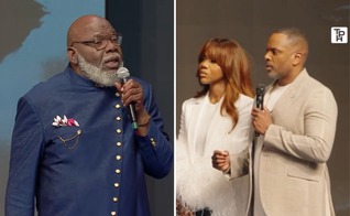 Bispo TD Jakes anuncia liderança para sua filha Pastora Sarah e seu genro Pastor Touré. (Captura de tela/YouTube/The Potter's House of Dallas)