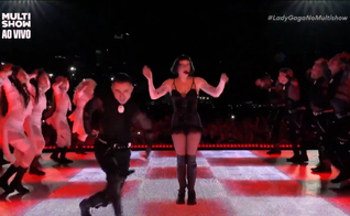 Show da Lady Gaga em Copacabana, Rio. (Captura de tela/YouTube/Multishow)