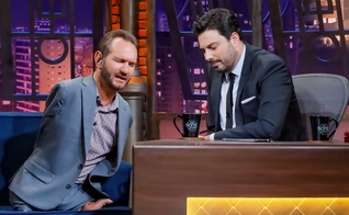 Nick Vujicic participou do The Noite com Danilo Gentili. (Foto: Instagram/The Noite com Danilo Gentili).