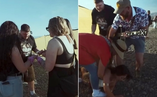 O grupo de dez evangelistas pregou o Evangelho aos participantes do festival. (Foto: Reprodução/YouTube/Ministérios Philip Renner).