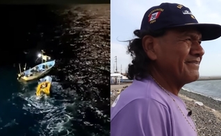 O peruano Máximo Napa Castro, de 61 anos. (Foto: Reprodução/YouTube/24 Horas/Reprodução/YouTube/CNN en Español).