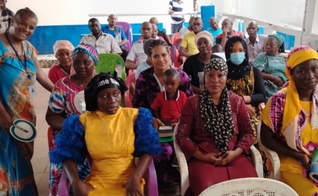 Os missionários testemunharam os frutos do trabalho evangelístico na Guiné. (Foto: Reprodução/Junta de Missões Mundiais)