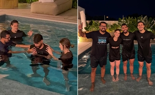 Lucas Paquetá foi batizado no Rio de Janeiro. (Foto: Instagram/Lucas Paquetá).