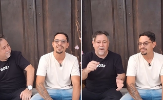 Mauro e Thiago. (Foto: Reprodução/Instagram/Mauro Bueno)