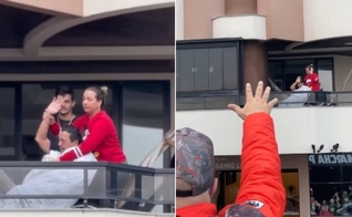 Marcha para Jesus em Itapema. (Foto: Reprodução/Instagram/Tubarão Bela Santa Catarina/Reprodução/Instagram/Oseias Avancini da Gleicy).