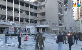 Um míssil iraniano atingiu o Soroka Medical Center. (Foto: Reprodução/YouTube/CNBC-TV18).