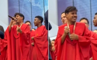 Hoje, Marcelo Almeida Lima consegue cantar no coral de sua igreja. (Foto: Reprodução/Instagram/Marcelo Almeida Lima).