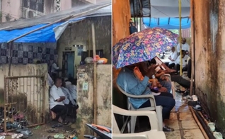 A congregação da Njfc Church continuou adorando em meio a chuva. (Foto: Reprodução/Instagram/Njfc Church India).