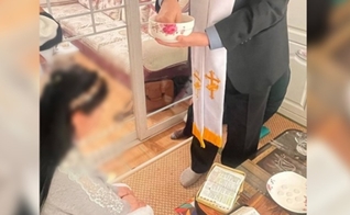 O batismo das novas convertidas foi realizado em um local secreto. (Foto: Portas Abertas Reino Unido.