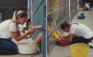 O evangelismo no presídio. (Foto: Reprodução/Instagram/Shaila Manzoni)