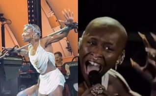 Cynthia Erivo como Jesus em “Jesus Christ Superstar”. (Foto: Reprodução/X/Kevin Sorbo/Karli Bonne).