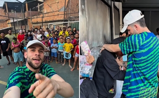 O evangelismo no Cabana. (Foto: Reprodução/Instagram/João Basques)