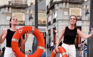 Martita Durán anuncia o Evangelho de forma criativa na Espanha. (Foto: Reprodução/Instagram/Martita Durán).