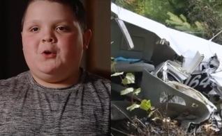 Mason Cooper foi o único sobrevivente da tragédia. (Foto: Reprodução/CBN News).