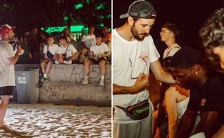 Evangelismo na praia. (Foto: Reprodução/Instagram/Reach Mallorca)