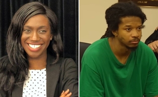 Eunice Dwumfour foi assassinada por Rashid Ali Bynum. (Foto: Reprodução/Facebook/Murder_and_its_victims/YouTube/Law&Crime Trials)