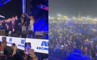 Os jovens usaram uma estratégia para pregar o amor de Deus ao público. (Foto: Reprodução/Instagram/Bispa Sonia Hernandes).