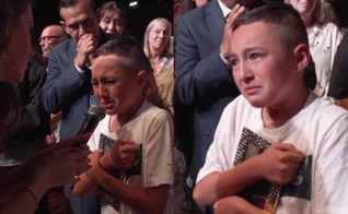 O menino emocionou a congregação da 5F Church ao pedir oração pela mãe. (Foto: Reprodução/Instagram/Five-Fold Church).