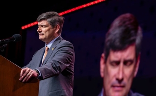 Will Graham pregou no terceiro dia do 4º Congresso Europeu de Evangelização, realizado em Berlim. (Foto: BGEA)
