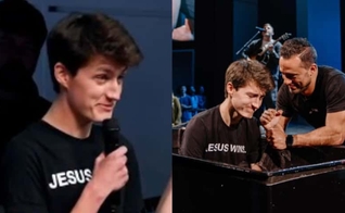 Griffin Barclay foi resgatado por Deus. (Foto: Reprodução/Instagram/Auburn Community Church).