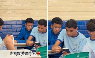 Wladimir lendo a Palavra de Deus. (Foto: Reprodução/Instagram/Jéssica Motta)