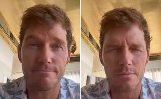 O ator Chris Pratt faz oração em seu perfil no Instagram. (Captura de tela/Instagram/prattprattpratt)