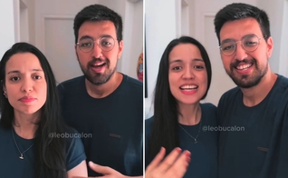 Leonardo e Fernanda. (Foto: Reprodução/Instagram/Leonardo Bucalon)