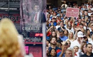  Uma multidão se despediu de Charlie Kirk. (Foto: Instagram/Turning Point USA).