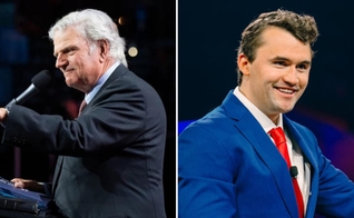 Franklin destacou o legado de fé deixado por Charlie Kirk. (Foto: BGEA/Turning Point USA).