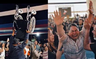 Muitos foram salvos e curados na cruzada. (Foto: Reprodução/Instagram/Revival Latino).