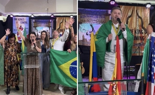 Líderes como Joel Engel e Ana Paula Valadão levantaram um clamor. (Foto: Ministério Engel)