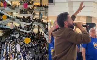 O flash mob levou vidas a Jesus. (Foto: Reprodução/Instagram/Allan Machado).