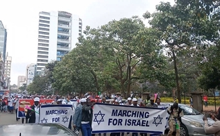 Centenas de cristãos manifestaram apoio ao Estado de Israel. (Foto: Reprodução/YouTube/When You See These Things).