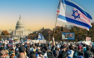 Marcha por Israel nos EUA. (Foto: Ilustração/tedeytan/Wikimedia Commons)