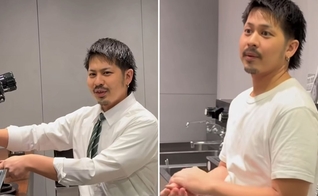 O barista cristão no país. (Foto: Reprodução/Instagram/Luca Martini)