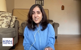 Juman Al Qawasmi. (Foto: Reprodução/YouTube/CBN News).