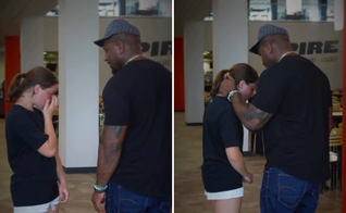 Ray Lewis faz oração por jovem. (Captura de tela/Instagram/raylewis)